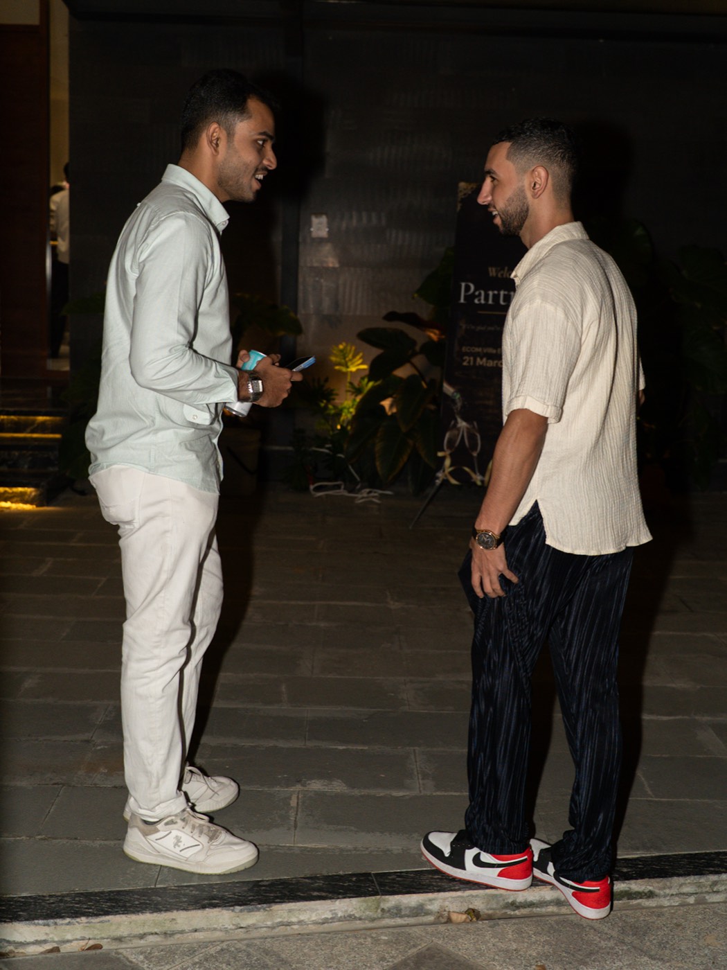 Networking at the villa